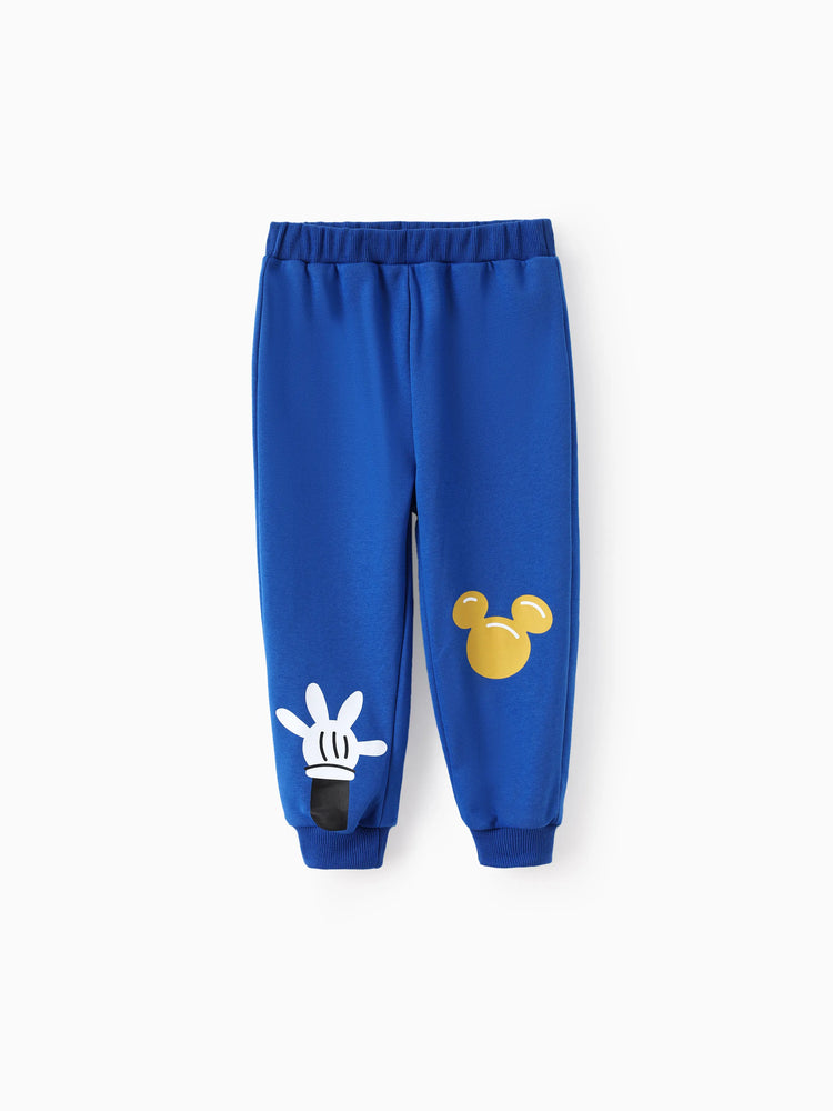 Ensemble sweat à capuche et pantalon en coton pour tout-petit garçon Disney Mickey et ses amis, bleu foncé