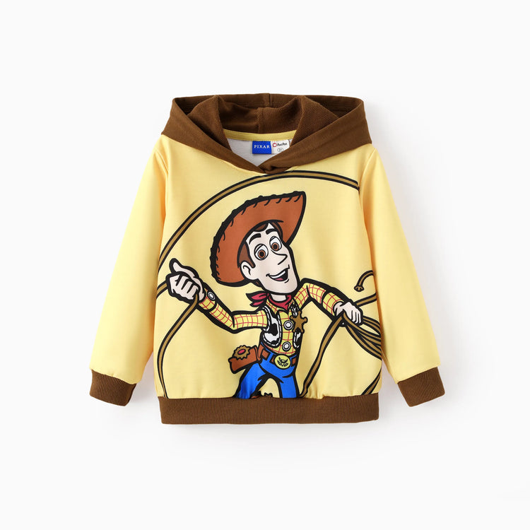 Haut à capuche et poignets côtelés Toy Story pour tout-petit garçon Woody, jaune