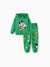 Disney Mickey and Friends Toddler Boy Childlike Cotton Hooded Sweatshirt and Pants Sets Green