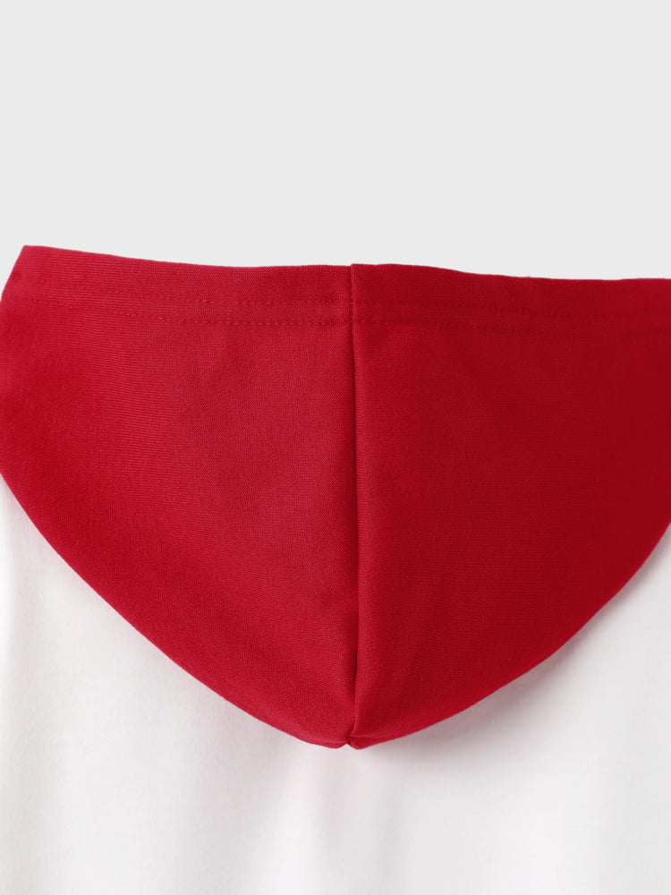 Toy Story Toddler Girl Jessie Ribbed Cuffs Hooded Top Red