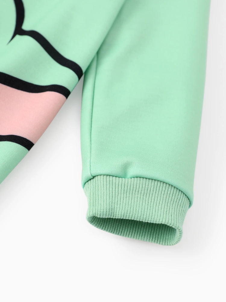 Star Wars Baby Boy Yoda Cotton Blend Hoodie Jumpsuit Light Green