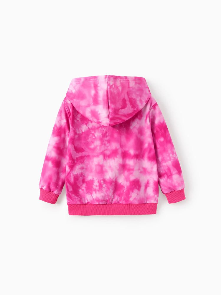 Sweat-shirt à capuche tie-dye pour petite fille My Little Pony, rose vif