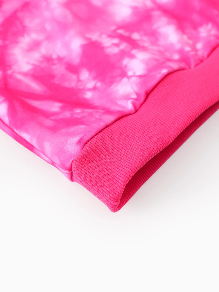 Sweat-shirt à capuche tie-dye pour petite fille My Little Pony, rose vif