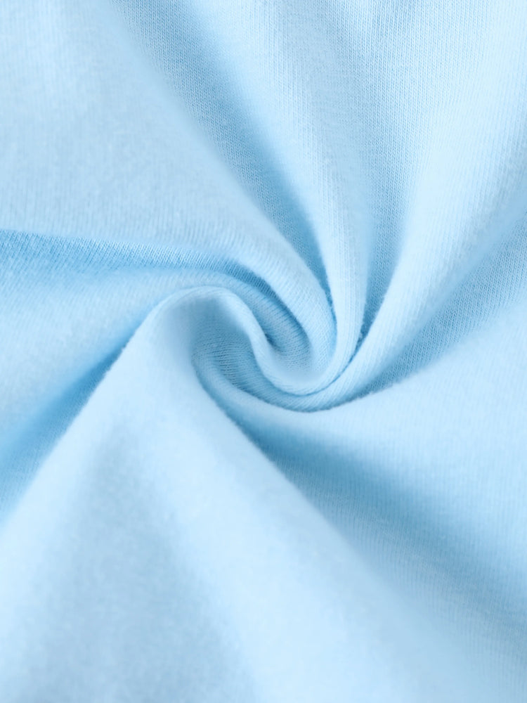 Disney Frozen Toddler Girl Elsa Colorblock Flutter-sleeve Ruffle Dress Light Blue