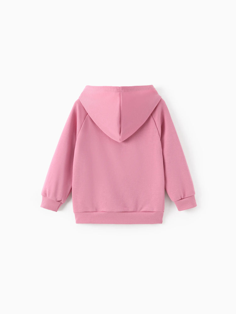 Disney Mickey and Friends Kleinkind/Kinder Mädchen 2tlg Minnie Polka Dot Kapuzenoberteil und Leggings Set  rosa