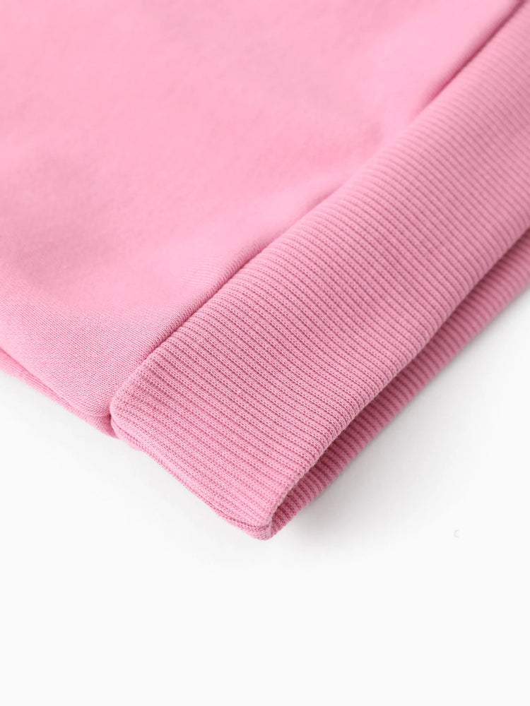 Disney Mickey and Friends Kleinkind/Kinder Mädchen 2tlg Minnie Polka Dot Kapuzenoberteil und Leggings Set  rosa