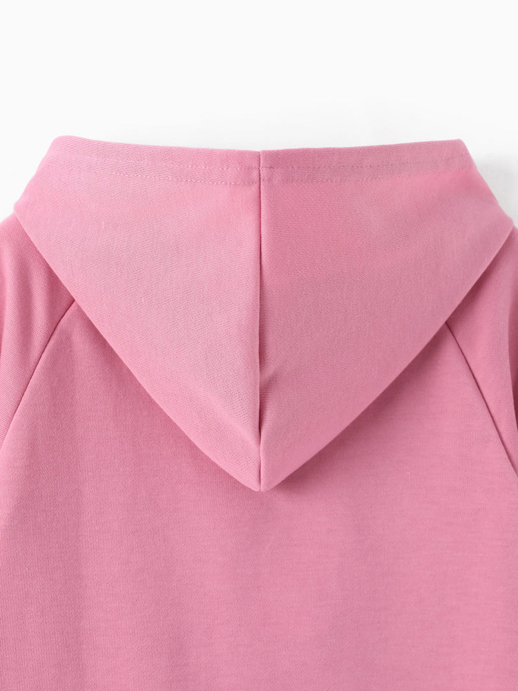 Disney Mickey and Friends Kleinkind/Kinder Mädchen 2tlg Minnie Polka Dot Kapuzenoberteil und Leggings Set  rosa