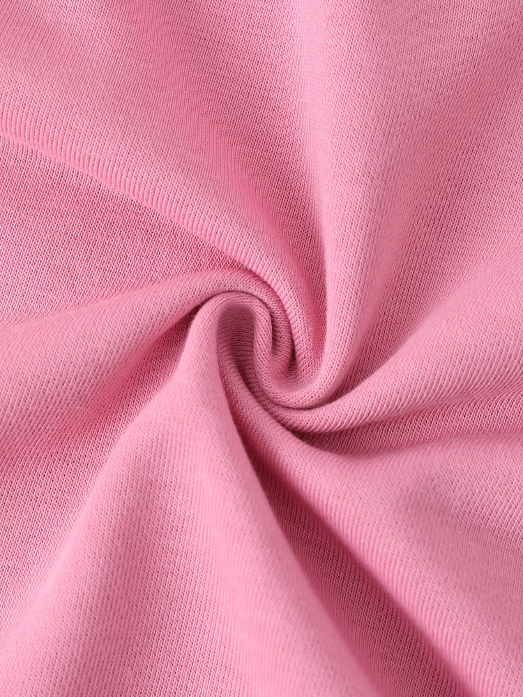 Disney Mickey and Friends Kleinkind/Kinder Mädchen 2tlg Minnie Polka Dot Kapuzenoberteil und Leggings Set  rosa