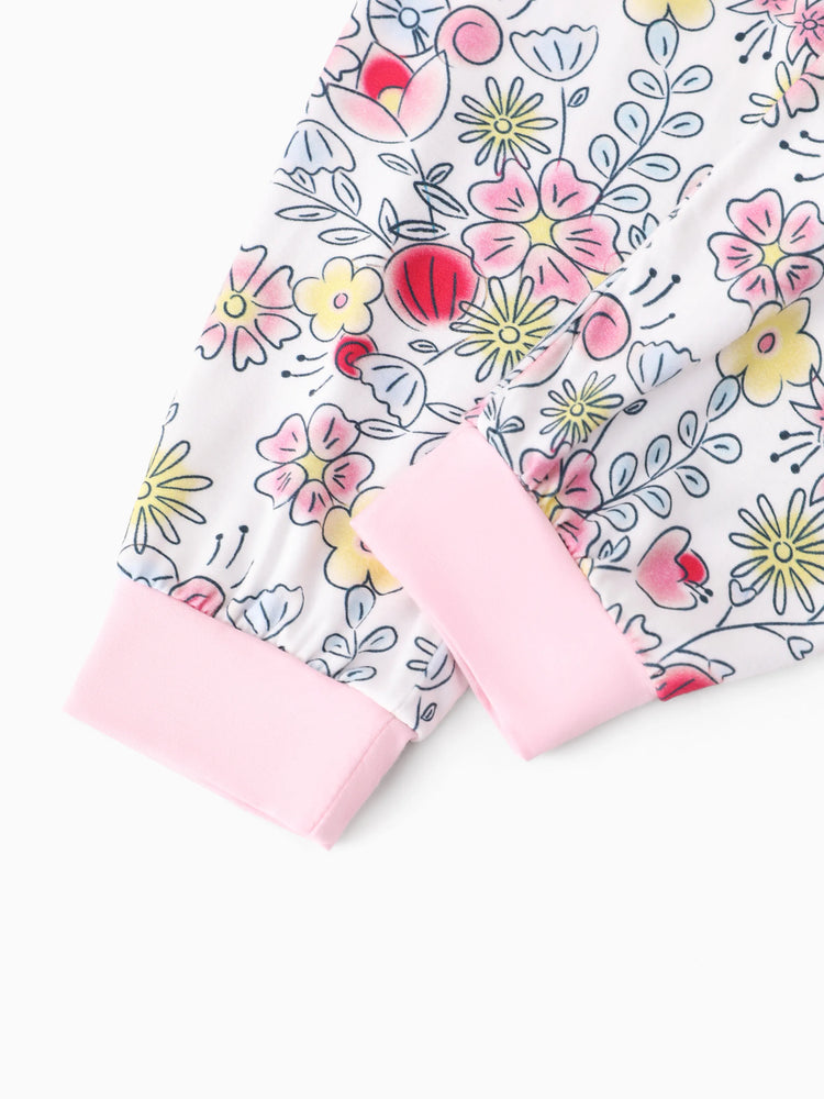 Ensemble 2 pièces haut à volants et leggings en bambou pour bébé fille, motif princesse Disney Tiana/Cendrillon/Belle, rose