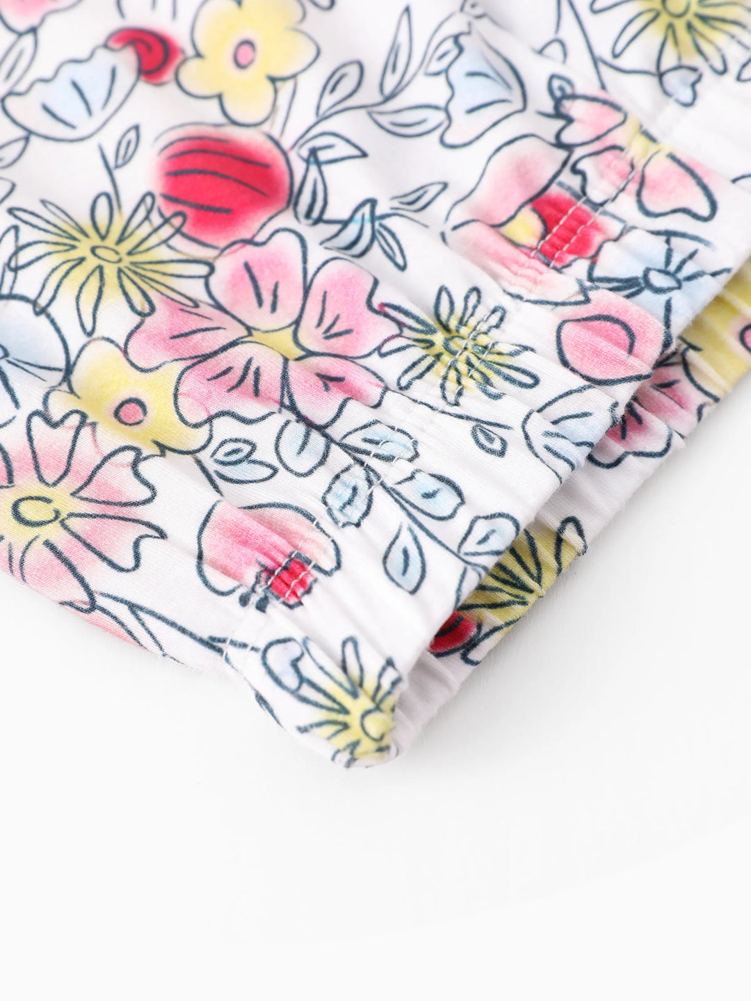 Conjunto de 2 piezas de top y leggings con mangas con volantes de bambú para niña de Disney Princess Tiana/Cenicienta/Bella, color rosa