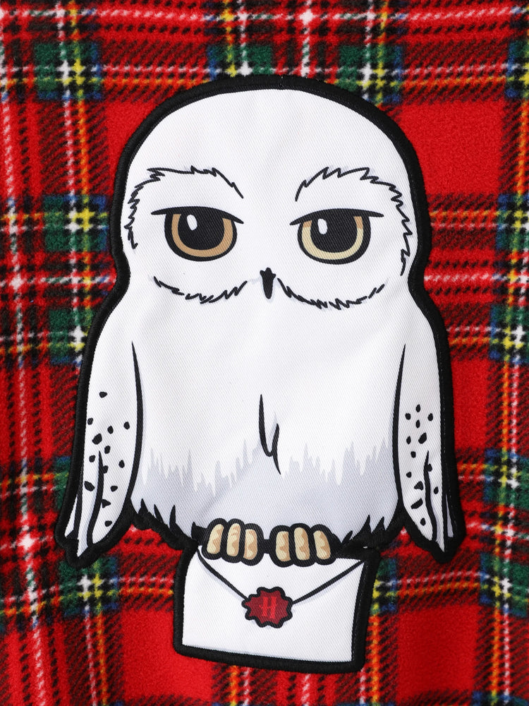 Sweat-shirt polaire assorti de Noël Harry Potter avec imprimé aigle rouge