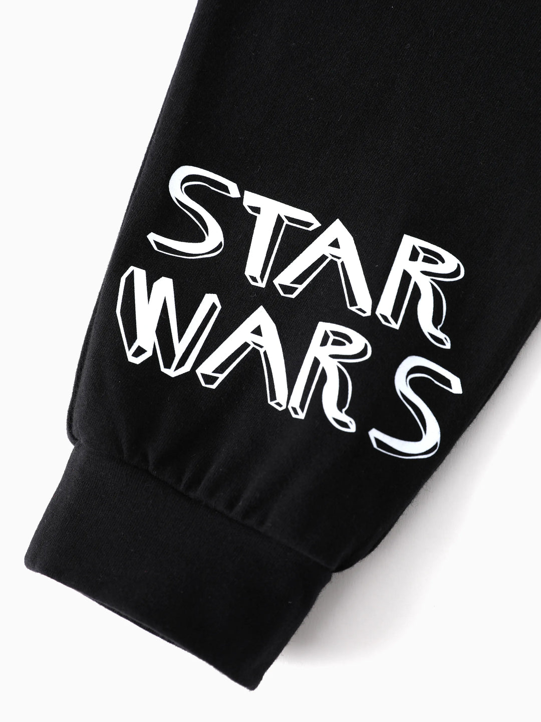 Ensemble 2 pièces Star Wars pour bébé garçon, body à manches longues et pantalon à imprimé enfantin Yoda/Dark Vador/R2-D2/C-3PO, bleu clair