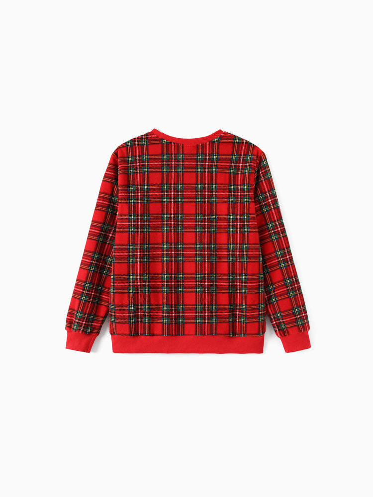 Sweat-shirt polaire assorti de Noël Harry Potter avec imprimé aigle rouge