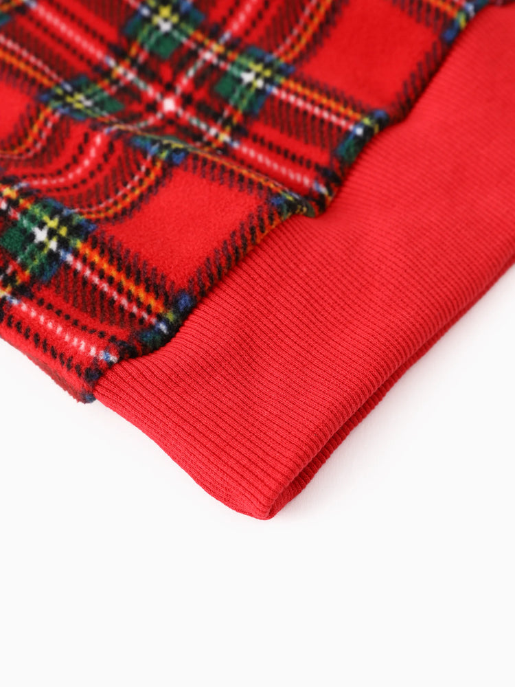 Sweat-shirt polaire assorti de Noël Harry Potter avec imprimé aigle rouge