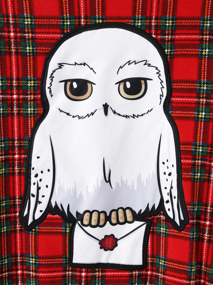 Sweat-shirt polaire assorti de Noël Harry Potter avec imprimé aigle rouge