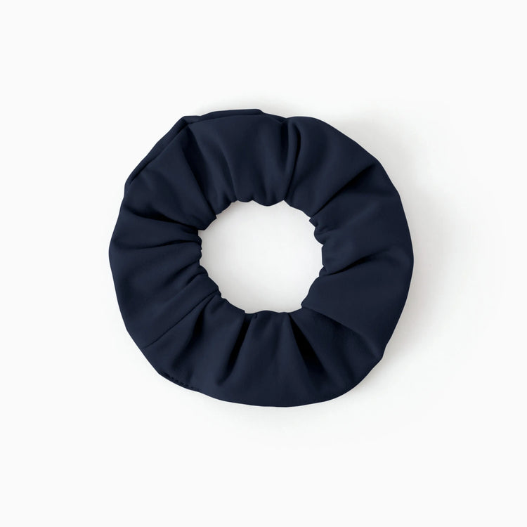 Girl's Leggings High-Waist Flared Yoga Pants with Complimentary Matching Scrunchie Deep Blue