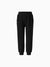 Pantalones deportivos para niños con forro polar, estampado reflectante y bolsillos, cálidos, transpirables y que absorben la humedad, para niños y niñas, color negro intenso.