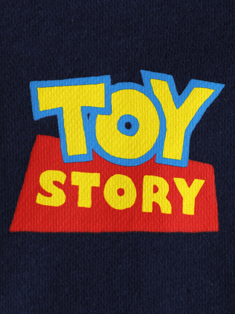 Toy Story Toddler Boy Buzz Lightyear Snap Button Colorblock Bomber Jacket Deep Blue