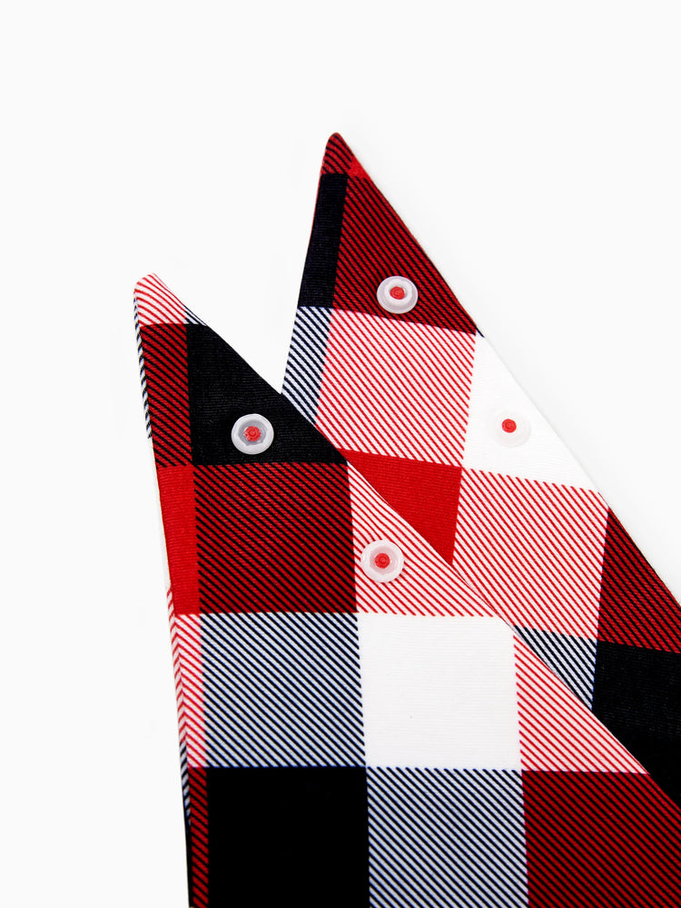 Weihnachten Passender Familienpyjama Set Glow In The Dark Rentier Print PJS mit Weihnachtssocken rot