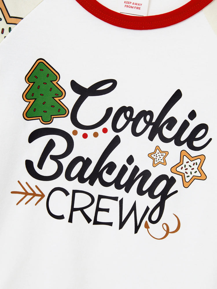 Ensemble pyjama de Noël assorti pour toute la famille, imprimé sapin de Noël rouge et abricot, avec chaussettes de Noël abricot