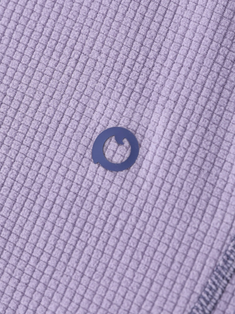 Haut de sport à capuche et manches longues pour enfant avec poches avant – Léger, respirant et à séchage rapide, violet clair