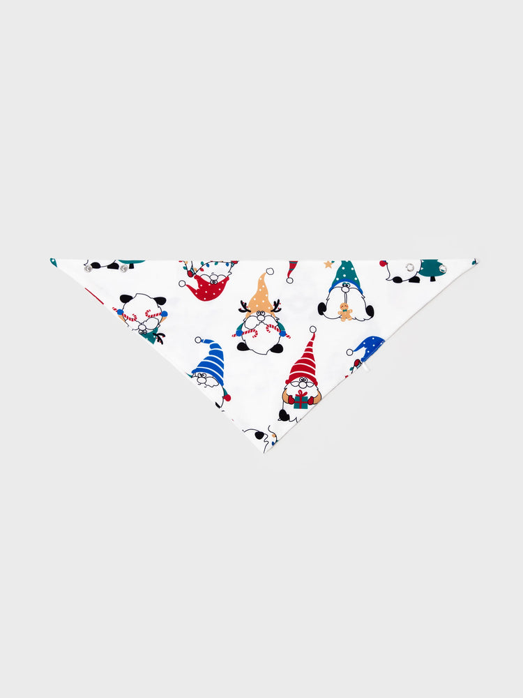 Christmas Matching Family Pajamas Set Christmas Gnome Print PJS with Christmas Socks Red