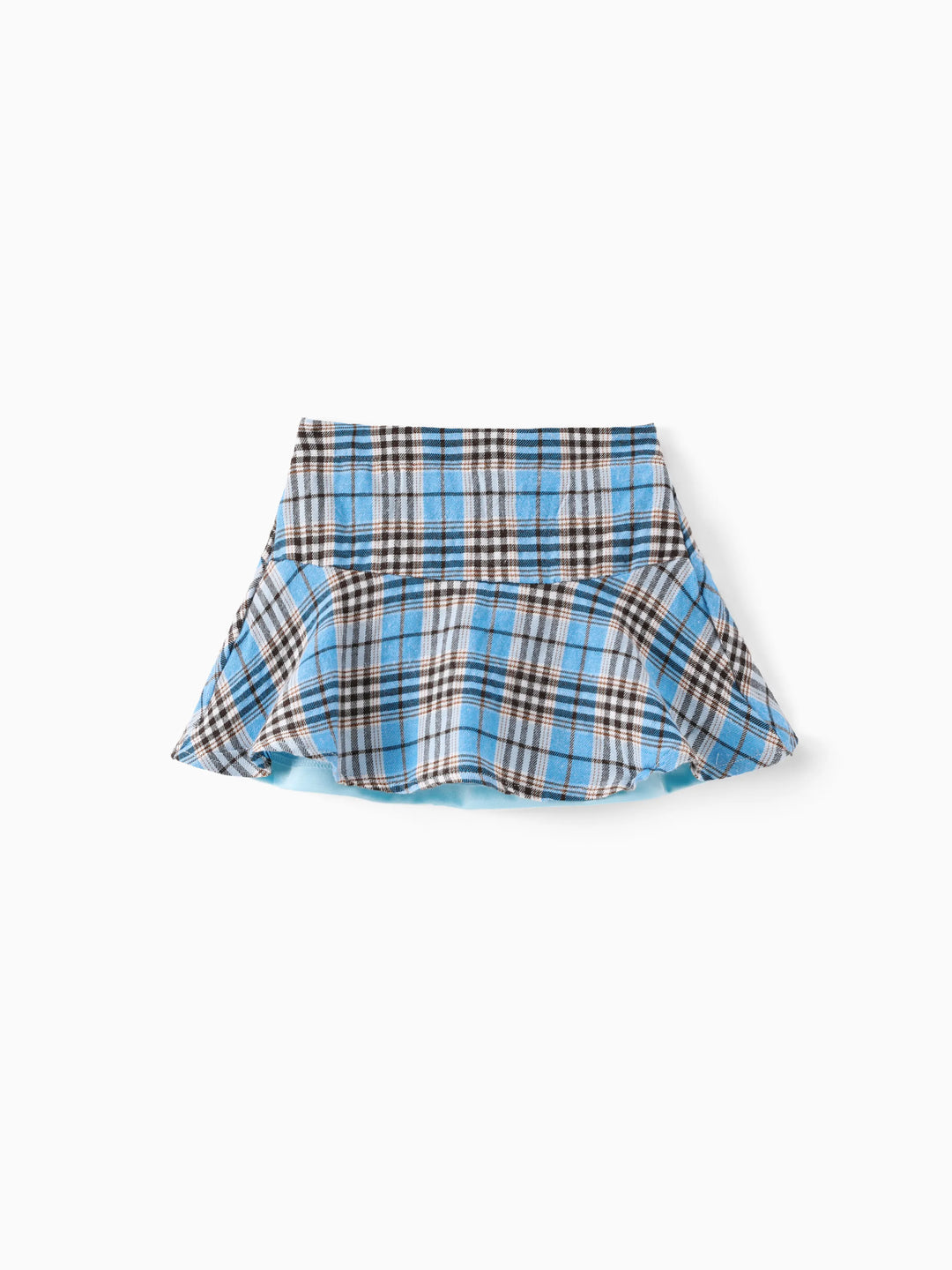 Ensemble 2 pièces Disney Stitch pour petite fille : jupe boutonnée en maille bleue