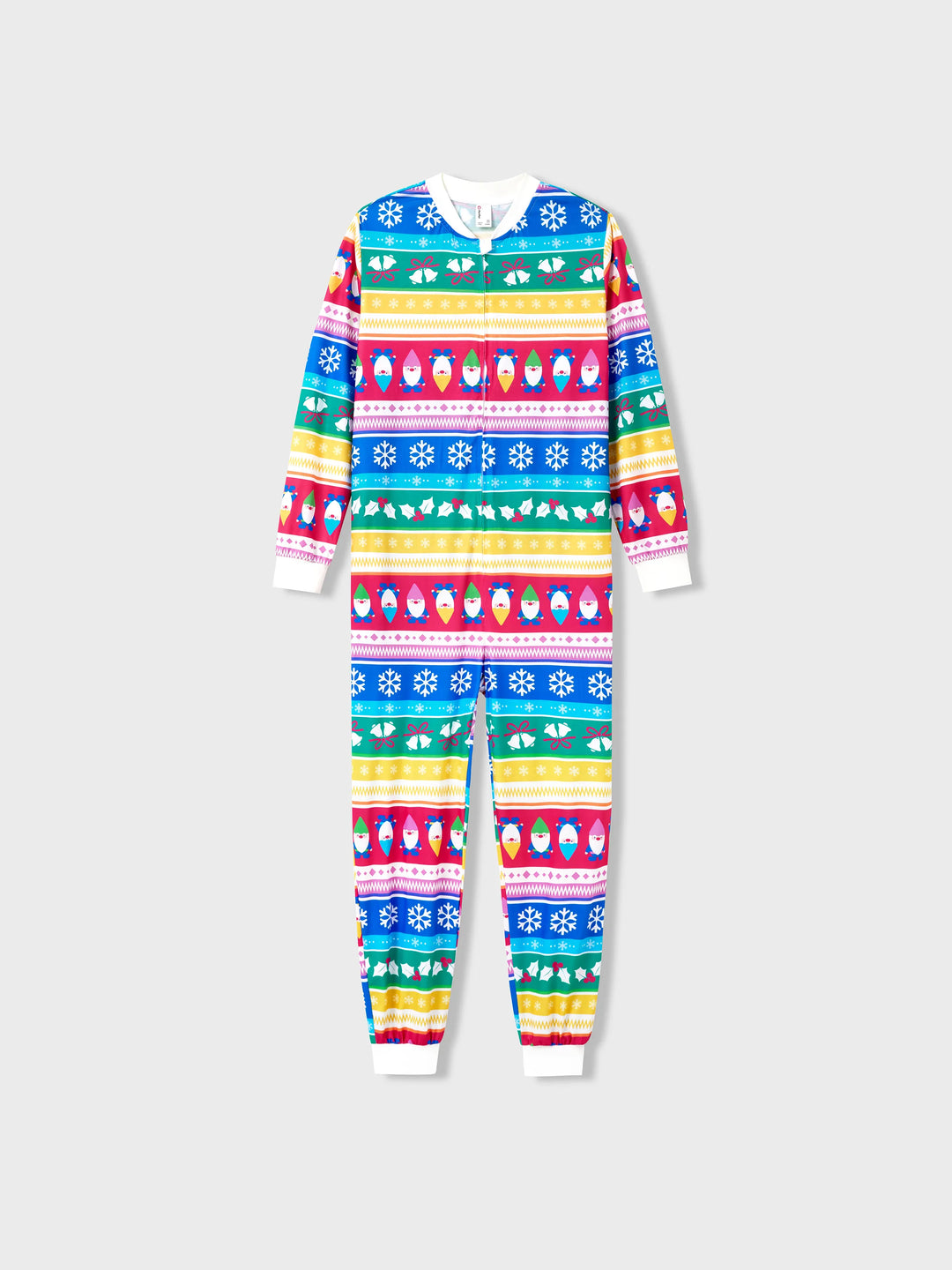 Christmas Matching Family Pajamas Set Christmas Gnome Striped PJS with Christmas Socks Multi-color