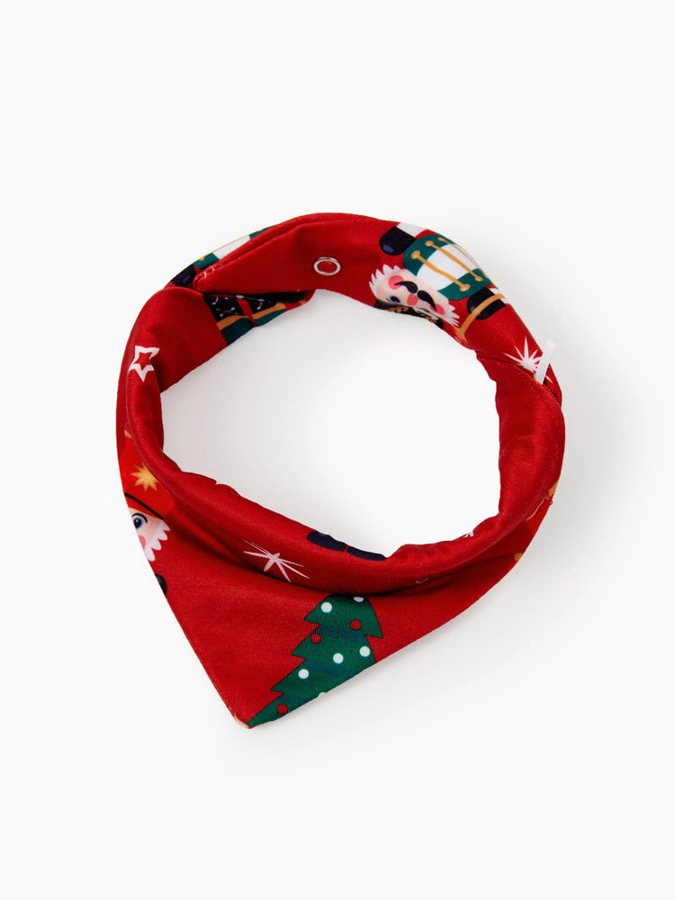 Ensemble pyjama de Noël assorti pour toute la famille, imprimé Casse-Noisette et chaussettes de Noël rouges