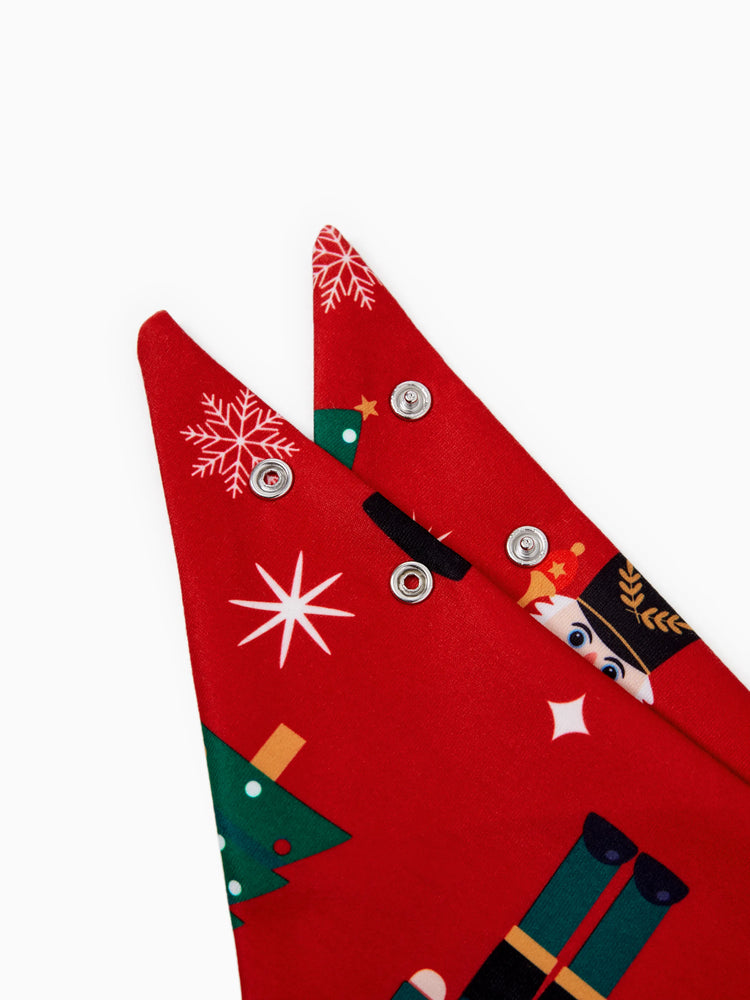 Ensemble pyjama de Noël assorti pour toute la famille, imprimé Casse-Noisette et chaussettes de Noël rouges