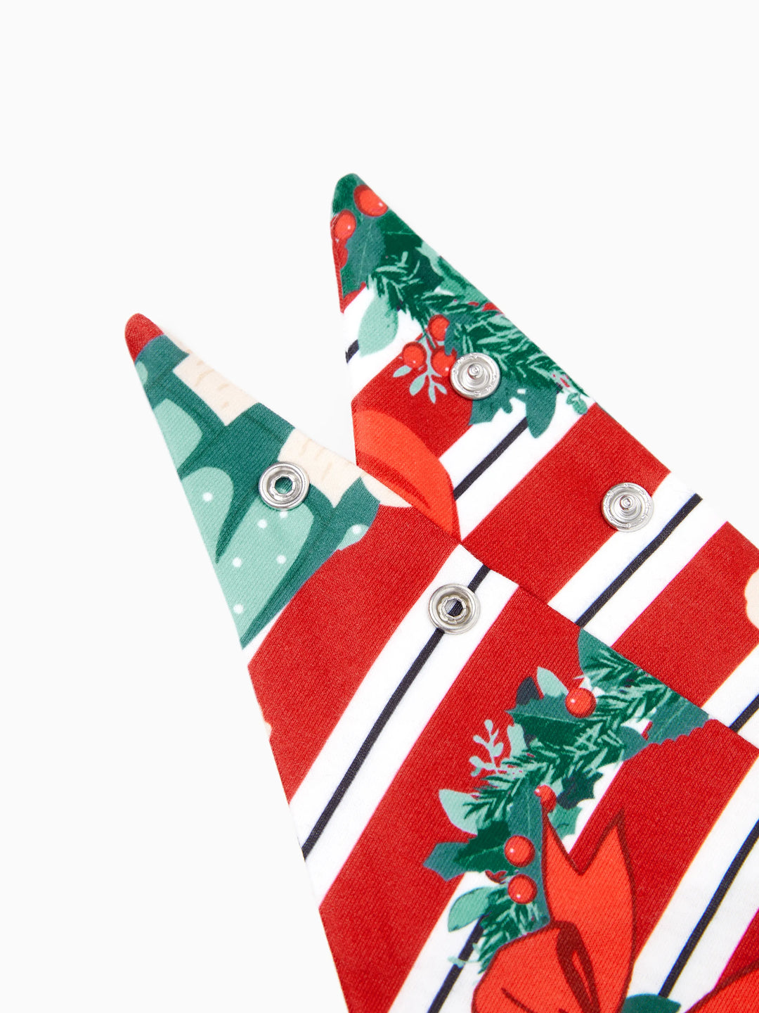 Weihnachten Passendes Familienpyjama-Set Weihnachten Doggy Print Rot Pyjama mit Weihnachtssocken rot
