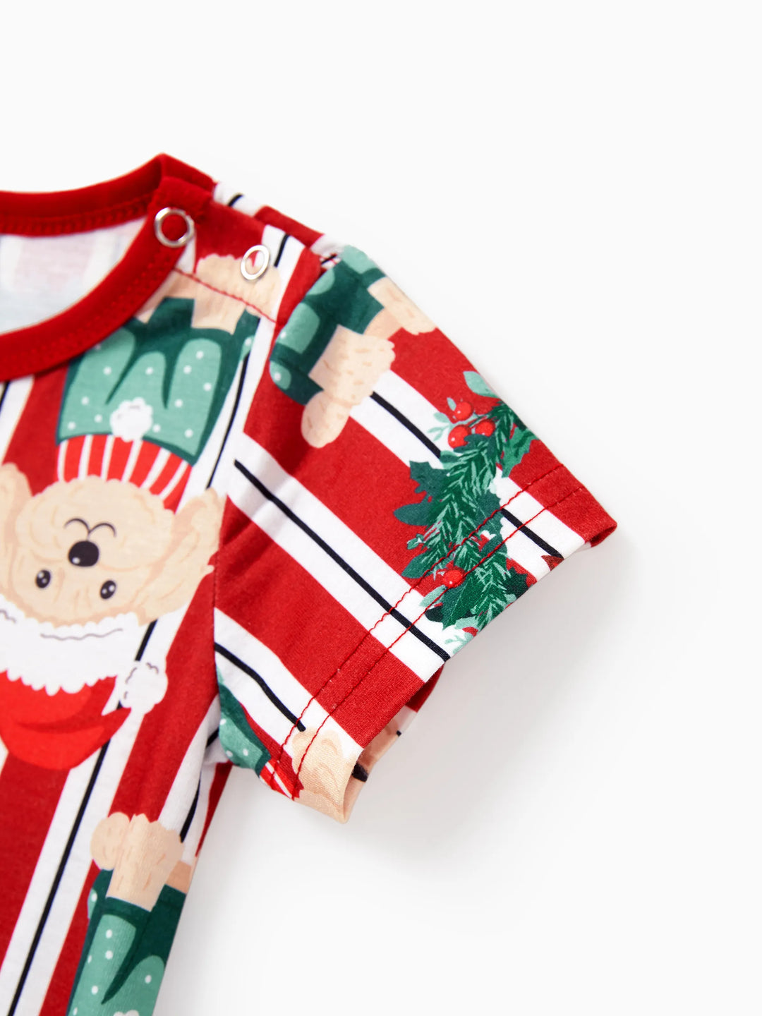 Weihnachten Passendes Familienpyjama-Set Weihnachten Doggy Print Rot Pyjama mit Weihnachtssocken rot
