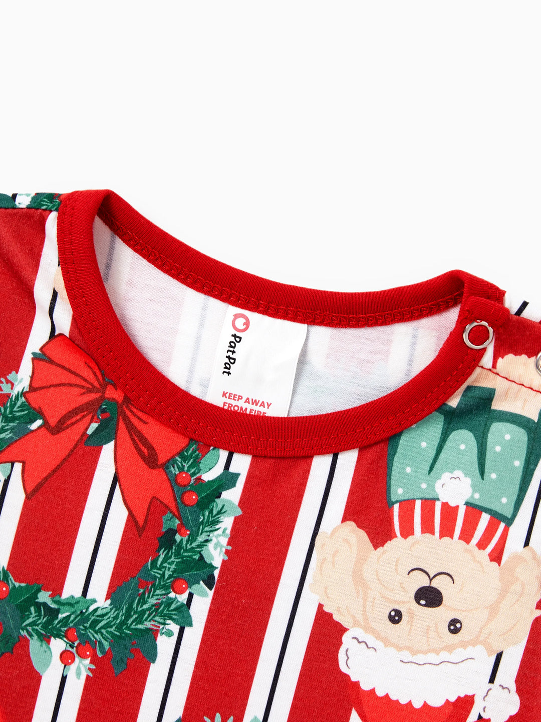 Weihnachten Passendes Familienpyjama-Set Weihnachten Doggy Print Rot Pyjama mit Weihnachtssocken rot
