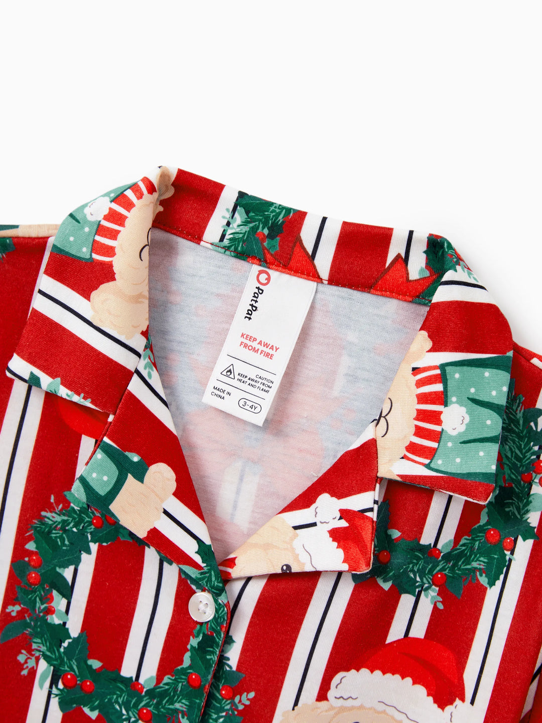 Weihnachten Passendes Familienpyjama-Set Weihnachten Doggy Print Rot Pyjama mit Weihnachtssocken rot