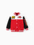 Cars Toddler Boy McQueen Character Graphic Colorblock Bomber Jacket Red Red