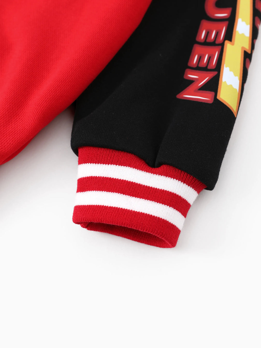 Cars Toddler Boy McQueen Character Graphic Colorblock Bomber Jacket Red Red