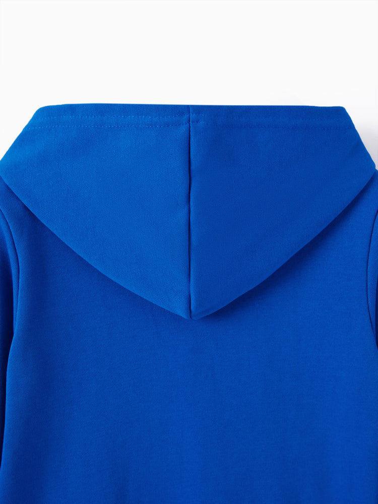 Ensemble 2 pièces Marvel Spider-Man pour tout-petit garçon, sweat à capuche à manches longues et pantalon de survêtement bleu