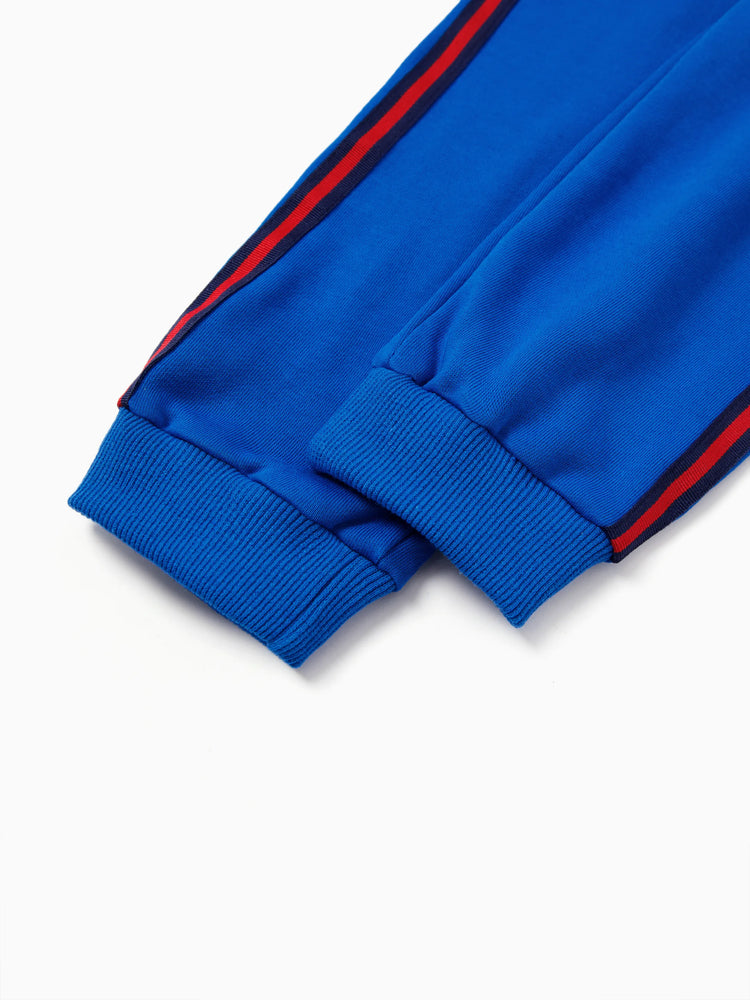 Ensemble 2 pièces Marvel Spider-Man pour tout-petit garçon, sweat à capuche à manches longues et pantalon de survêtement bleu