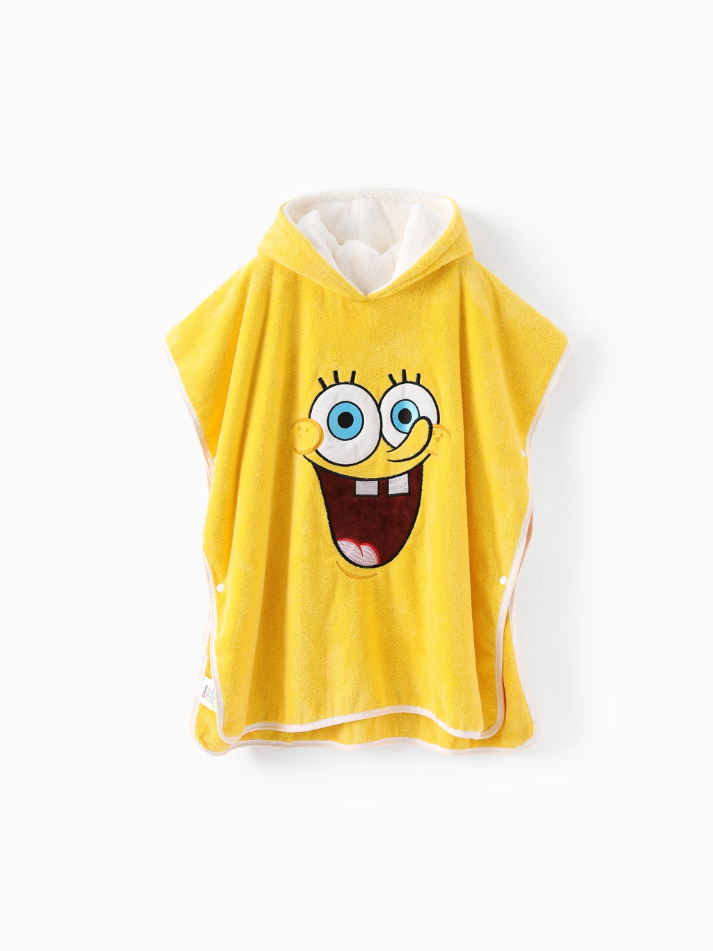 Robe De Chambre Enfant SpongeBob SquarePants - Peignoir Jaune Avec Capuche Pour Garçon Et Fille