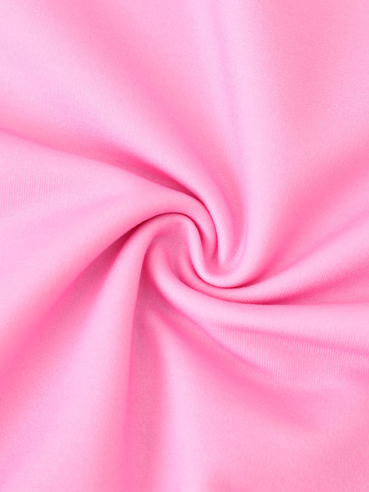 Barbie Kid Girl Christmas Character Print Sweatshirt Hot Pink