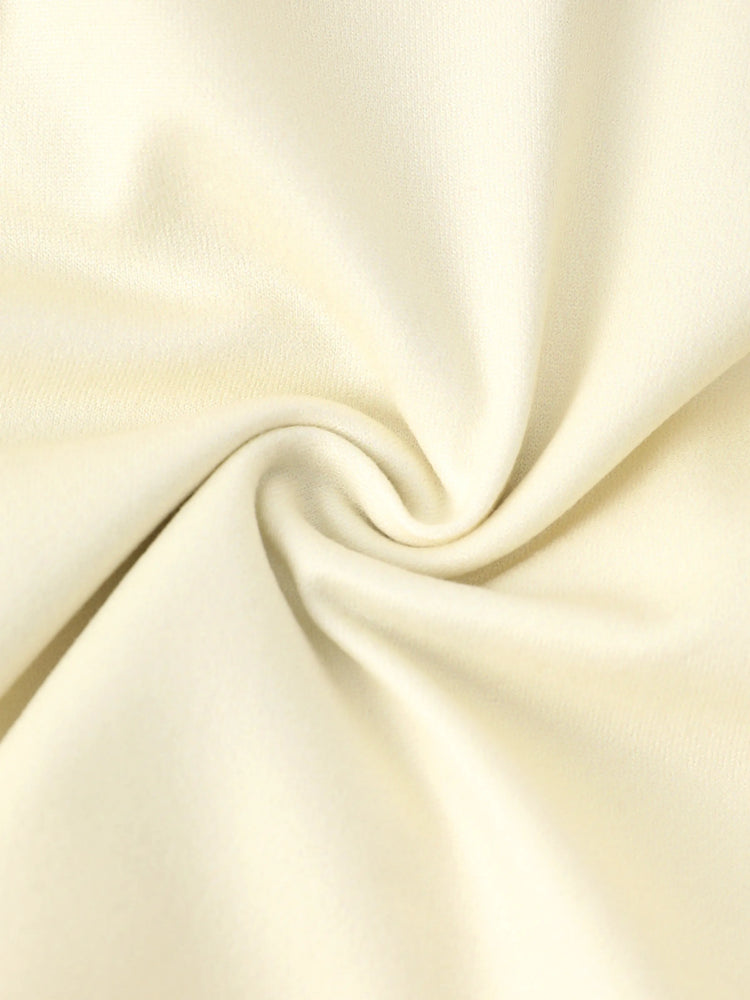 Disney Mickey and Friends Toddler Girl Christmas Minnie Mouse Graphic Long Sleeve Tulle Dress Khaki