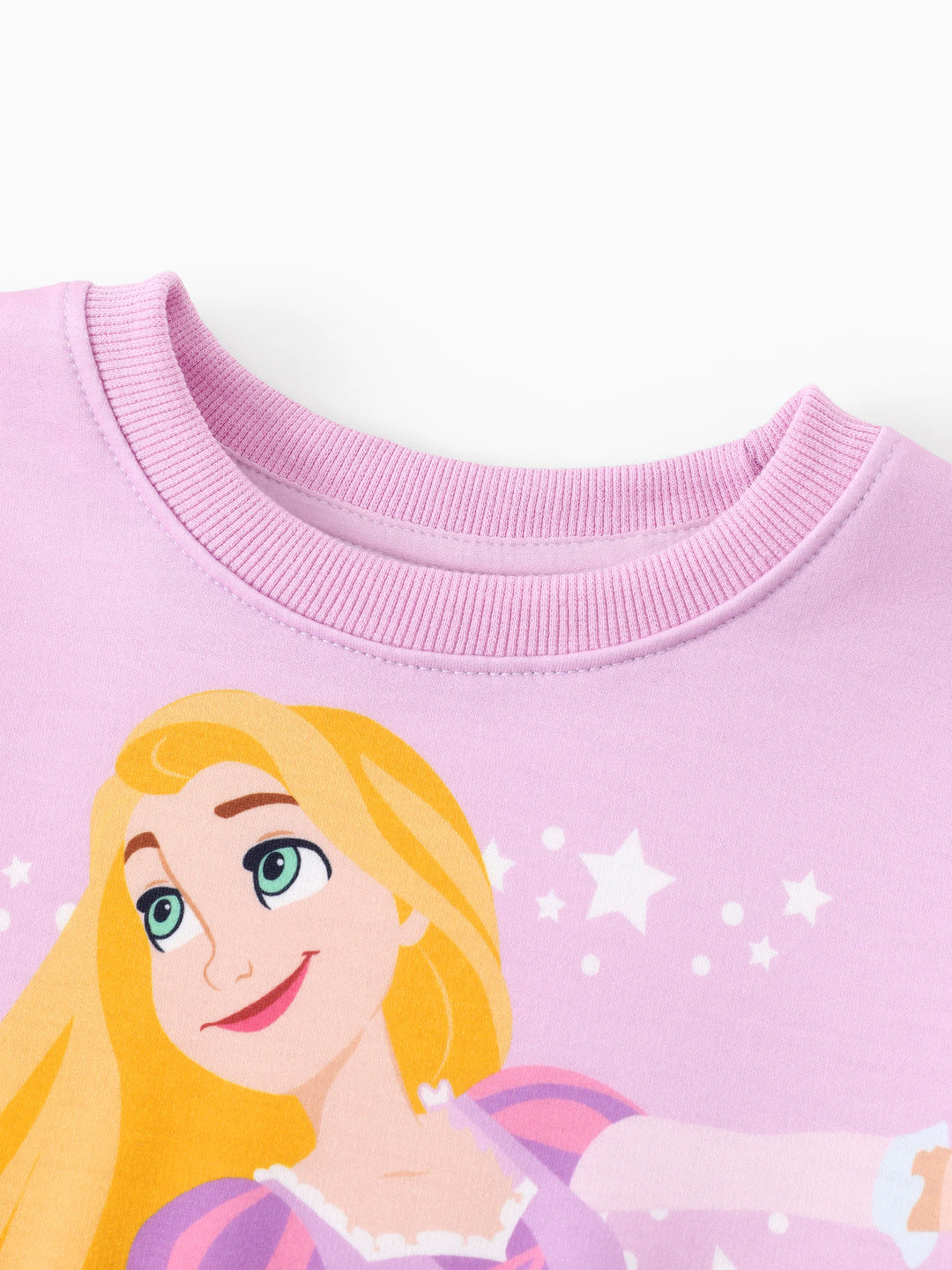 Disney Princess Toddler Girl Rapunzel Long Sleeve Mesh Splice Dress Purple