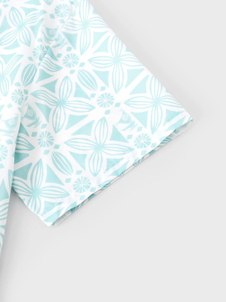 Disney Princess Daddy & Daughter Moana Dress/Shirt Green