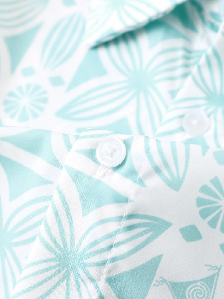 Disney Princess Matching Family Moana Dress/Shirt Green