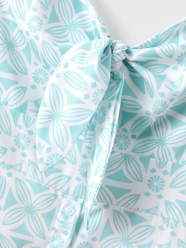 Disney Princess Matching Family Moana Dress/Shirt Green