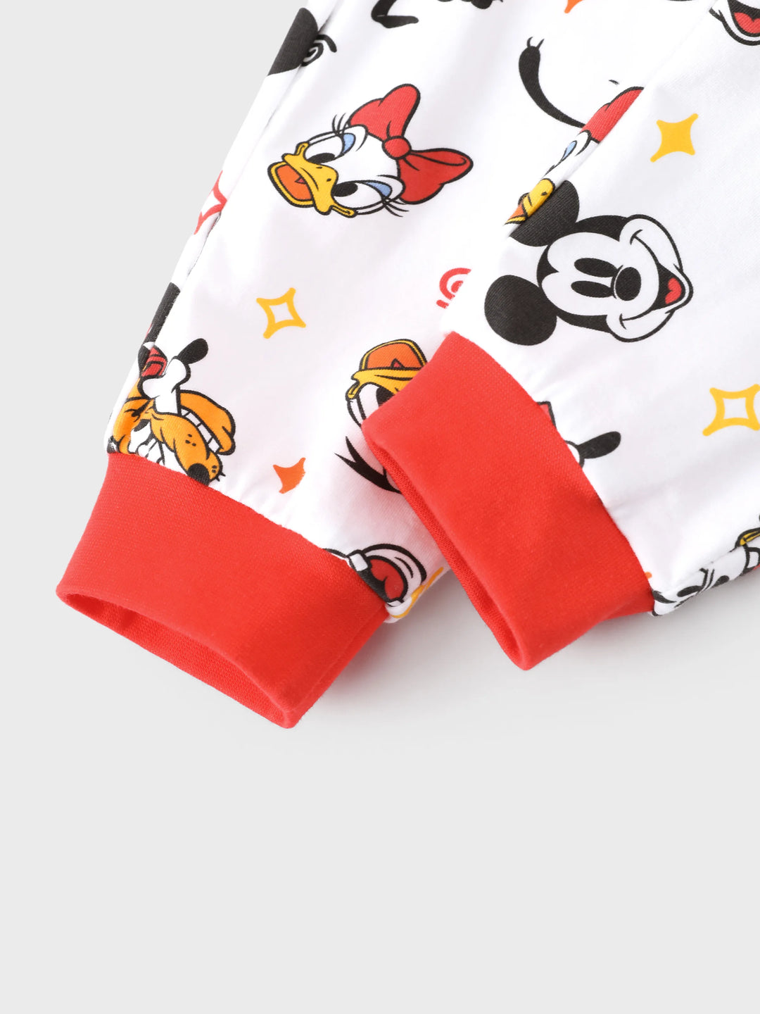 Disney Mickey and Friends Baby Unisex 2 Stück Mickey/Minnie/Pluto Print Bodys und Hosen Set rot