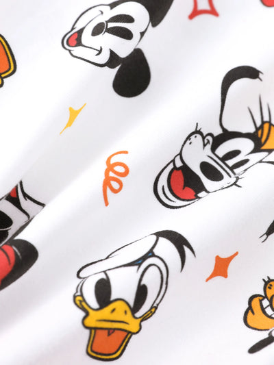 Conjunto de 2 piezas de body y pantalón con estampado de Mickey/Minnie/Pluto para bebé niño de Disney Mickey y sus amigos, color rojo
