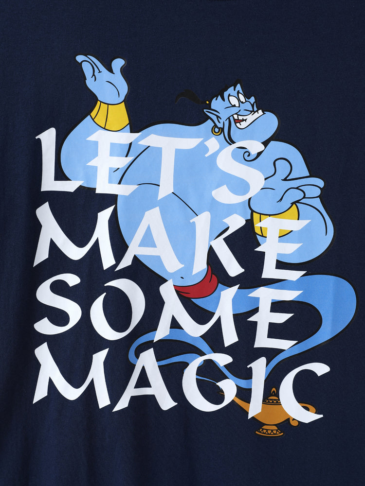 Vestido/top familiar a juego de princesas Disney Jasmine azul