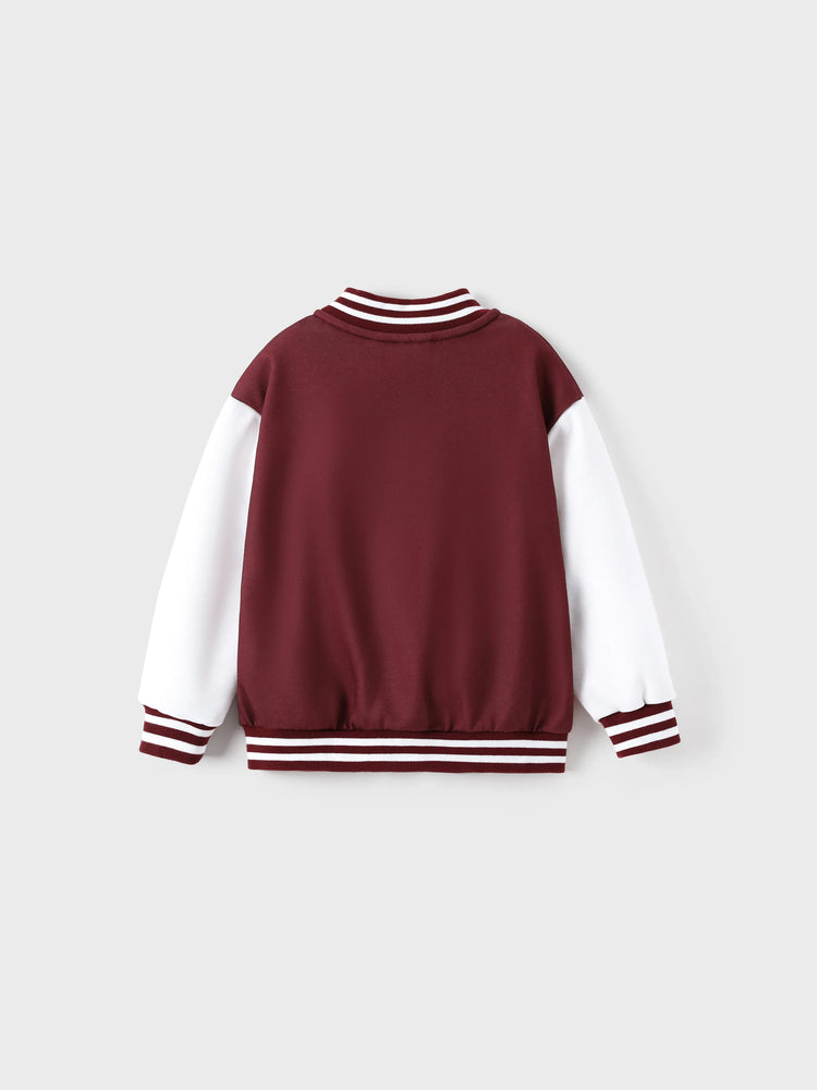 Marvel Toddler/Kids Boy Iron Man Colorblock Bomber Jacket Burgundy