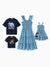 Disney Princess Matching Family Jasmine Dress/Top Blue